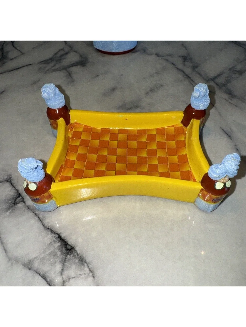 Vintage Y2K Snapple Iced Tea SOAP DISH & Toothbrush Holder Bath Set Dorm Arizona